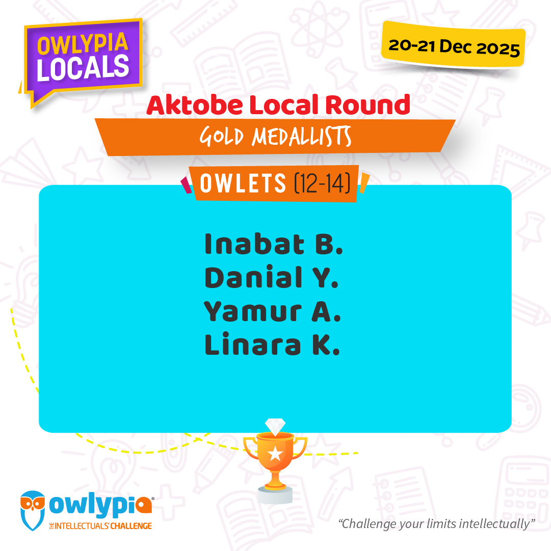 Owlypia competition results showing student achievements and awards ceremony